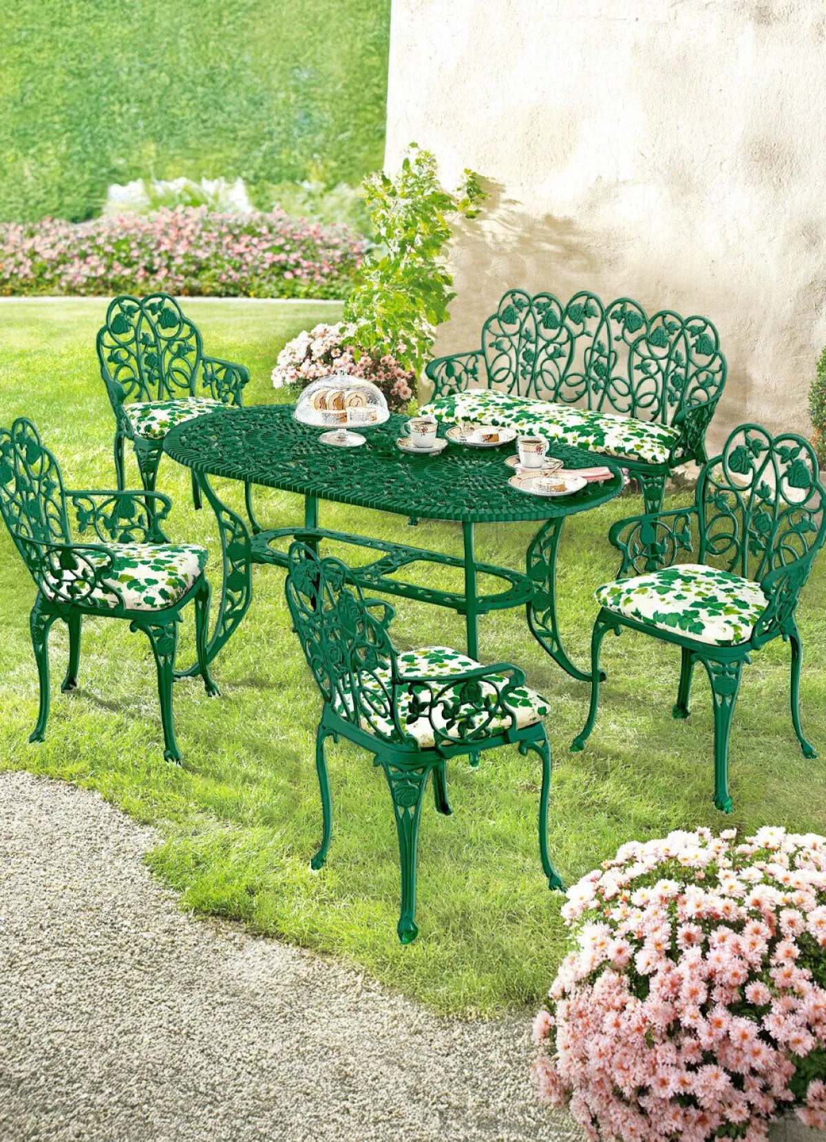 BADER Gartenserie Dornröschen aus solidem Aluminiumguss