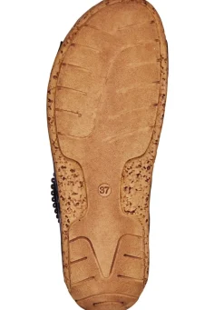Damen Gemini , bequeme Damen-Pantoletten, Weite G, mit Klettverschluss
