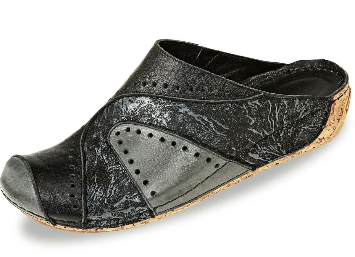 Damen Gemini , klassische Damen-Clogs, Weite G, mit Gummizug
