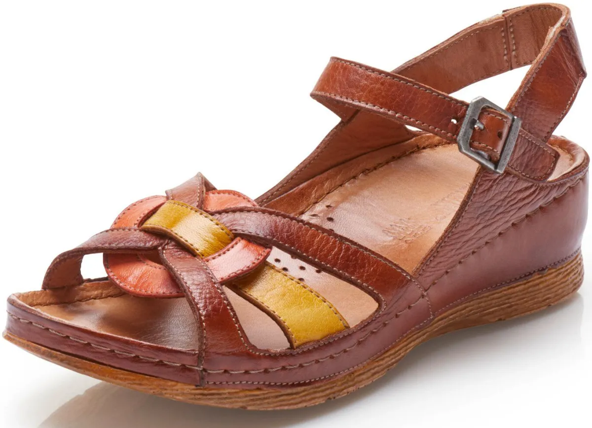 Damen Gemini , klassische Damen-Sandalen, Weite G, mit Gummizug