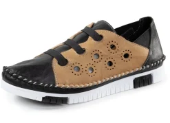 Damen Gemini Mokassin-Slipper mit dezenter Knitter-Struktur