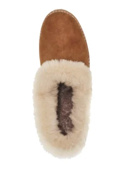 Damen Gemini Pantoffel aus weichem, bestem Veloursleder