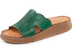 Damen Gemini Pantolette aus Nappaleder mit Perforation
