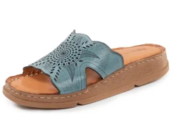 Damen Gemini Pantolette aus Nappaleder mit Perforation
