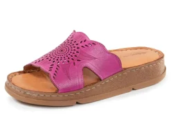 Damen Gemini Pantolette aus Nappaleder mit Perforation