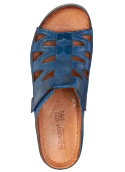 Damen Gemini Pantolette aus teilweise schattiertem Rind-Nappaleder