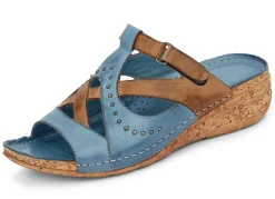 Damen BADER Gemini Pantolette mit Nietenzier