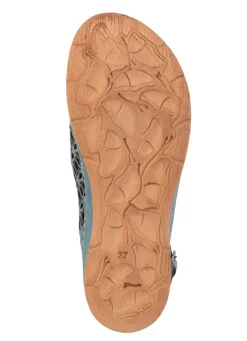 Damen Gemini Sandale aus perforiertem, geprägtem Nappaleder