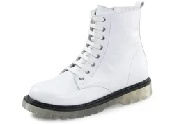Damen Gemini Schnür-Stiefelette aus weichem Rind-Nappaleder