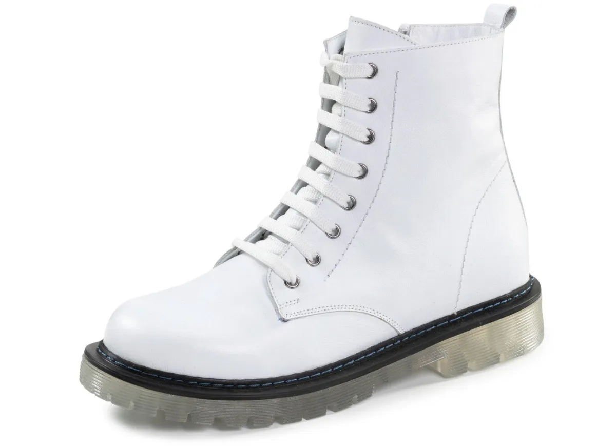 Damen Gemini Schnür-Stiefelette aus weichem Rind-Nappaleder