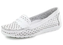Damen Gemini Slipper aus Nappaleder mit Lederspange