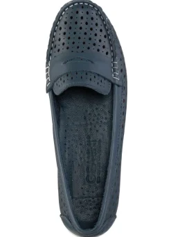 Damen Gemini Slipper aus Nappaleder mit Lederspange