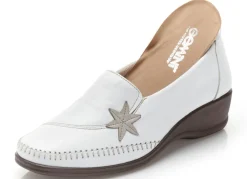 Damen Gemini Slipper mit Leder-Applikation