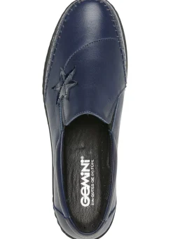 Damen Gemini Slipper mit Leder-Applikation