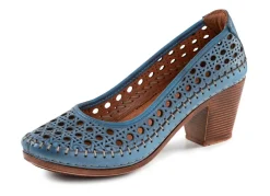 Damen Gemini , sommerliche Damen-Pumps, Weite G, aus Leder