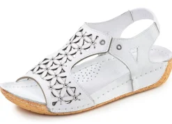 Damen Gemini , sommerliche Damen-Sandalen, Weite G, aus Leder