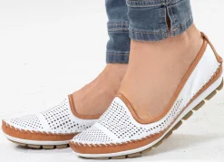 Damen Gemini , sommerliche Damen-Slipper, Weite G, mit herausnehmbarem Fußbett