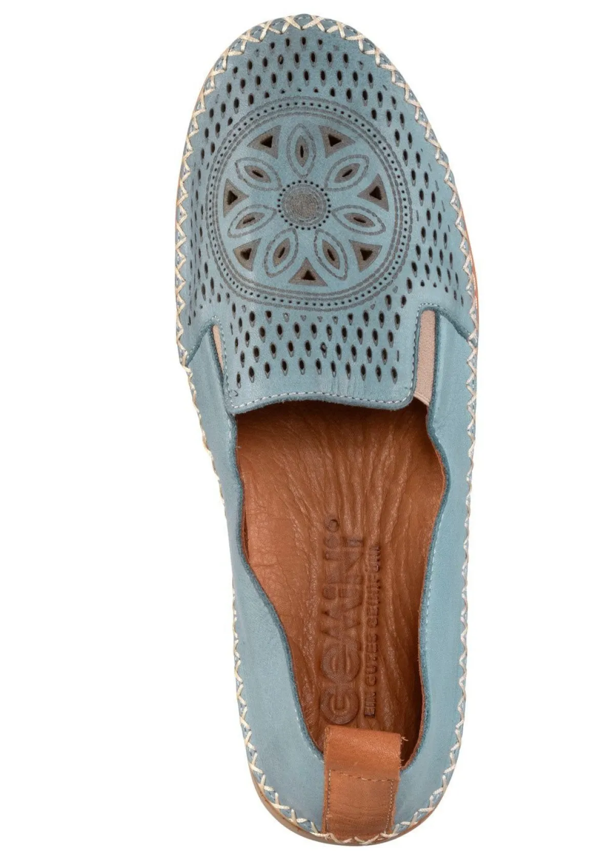 Damen Gemini , sommerliche Damen-Slipper, Weite G, mit herausnehmbarem Fußbett