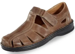 Herren Gemini , sommerliche Herren-Slipper, aus Leder