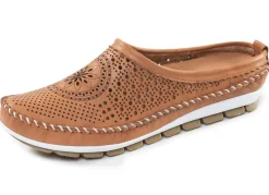 Damen Gemini , sommerlicher Damen-Sabot, Weite G, mit herausnehmbarem Fußbett