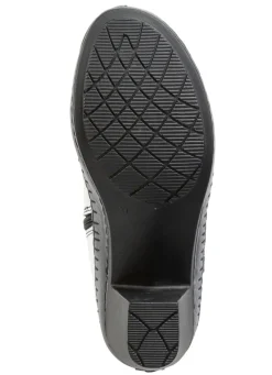 Damen Gemini Stiefelette aus Rind-Nappaleder mit Kontraststreifen