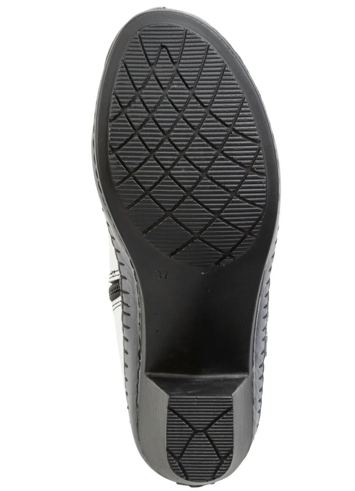 Damen Gemini Stiefelette aus Rind-Nappaleder mit Kontraststreifen