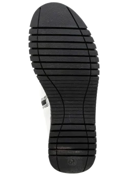 Damen Gemini Stiefelette mit Raffung und dekorativen Knöpfen