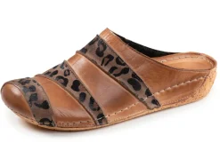 Damen Gemini , trendige Damen-Clogs, Weite G,aus Leder