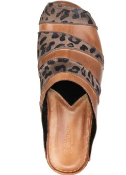 Damen Gemini , trendige Damen-Clogs, Weite G,aus Leder