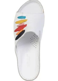 Damen Gemini , trendige Damen-Pantoletten, Weite G, mit Gummizug