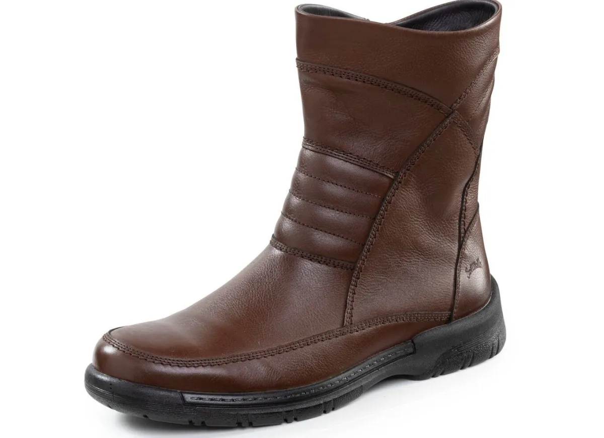 Herren GINO GALANTE , gefütterte Herren-Stiefel, Winterschuhe, mit Lammfell