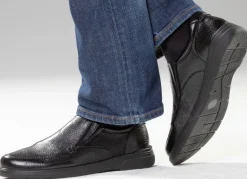 Herren GINO GALANTE , klassische Herren-Slipper, aus Hirschleder