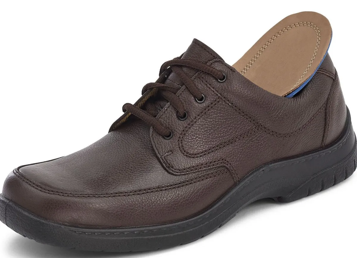 Herren BADER GINO GALANTE, klassische Herren-Schnürschuhe, mit herausnehmbarem Fußbett