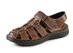 Herren GINO GALANTE , sommerliche Herren-Sandalen, aus Leder