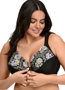 Damen GLAMORISE Bügel-BH mit Floraldessin