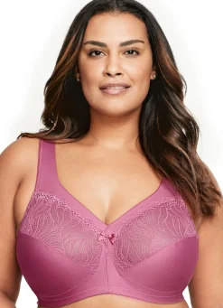 Damen GLAMORISE Stütz-BH mit Spitze