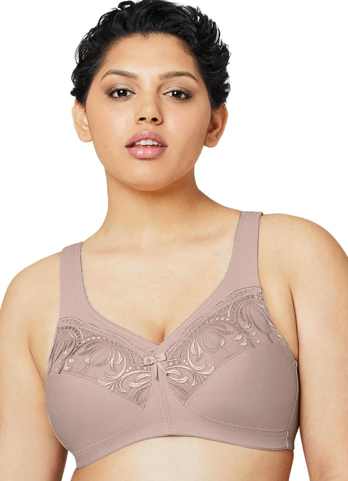 Damen GLAMORISE Stütz-BH mit Stickereispitze