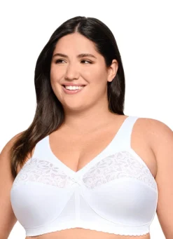 Damen GLAMORISE Stütz-BH mit Stickereispitze