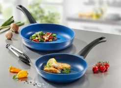 BADER „GSW“ Pfannen-Set „Rainbow“ aus hochwertigem Aluminiumguss