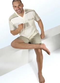 Herren GÖTTING Götting Shorty mit V-Ausschnitt und Brusttasche