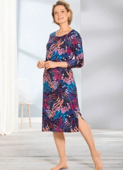 Damen COMODO Hauskleid in Animal-Optik