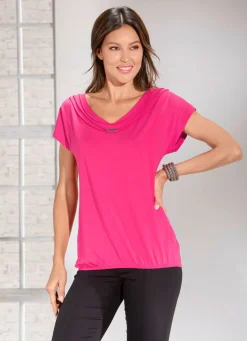 Damen BADER Hübsches Shirt mit Zierbänder