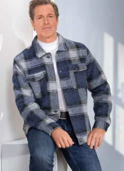 Herren BADER Hemdjacke mit Knopfleiste