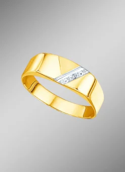 Herren BADER Herrenring mit Diamant