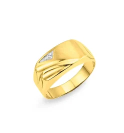 Herren BADER Herrenring mit Diamant
