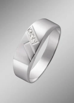 Herren BADER Herrenring mit Diamant