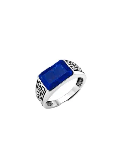 Herren BADER Herrenring mit Lapislazuli
