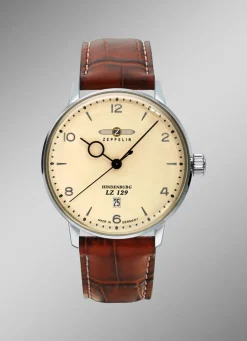 Herren BADER Herrenuhr Zeppelin 8042-5 mit Schweizer Uhrwerk