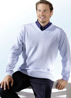 Herren BADER Herrlicher Pullover mit V-Ausschnitt in 5 Farben