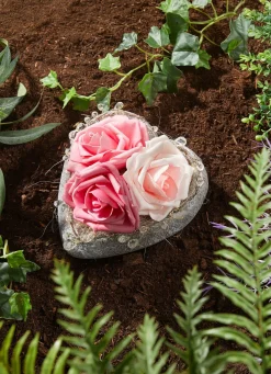BADER Herzschale mit 3 Rosen